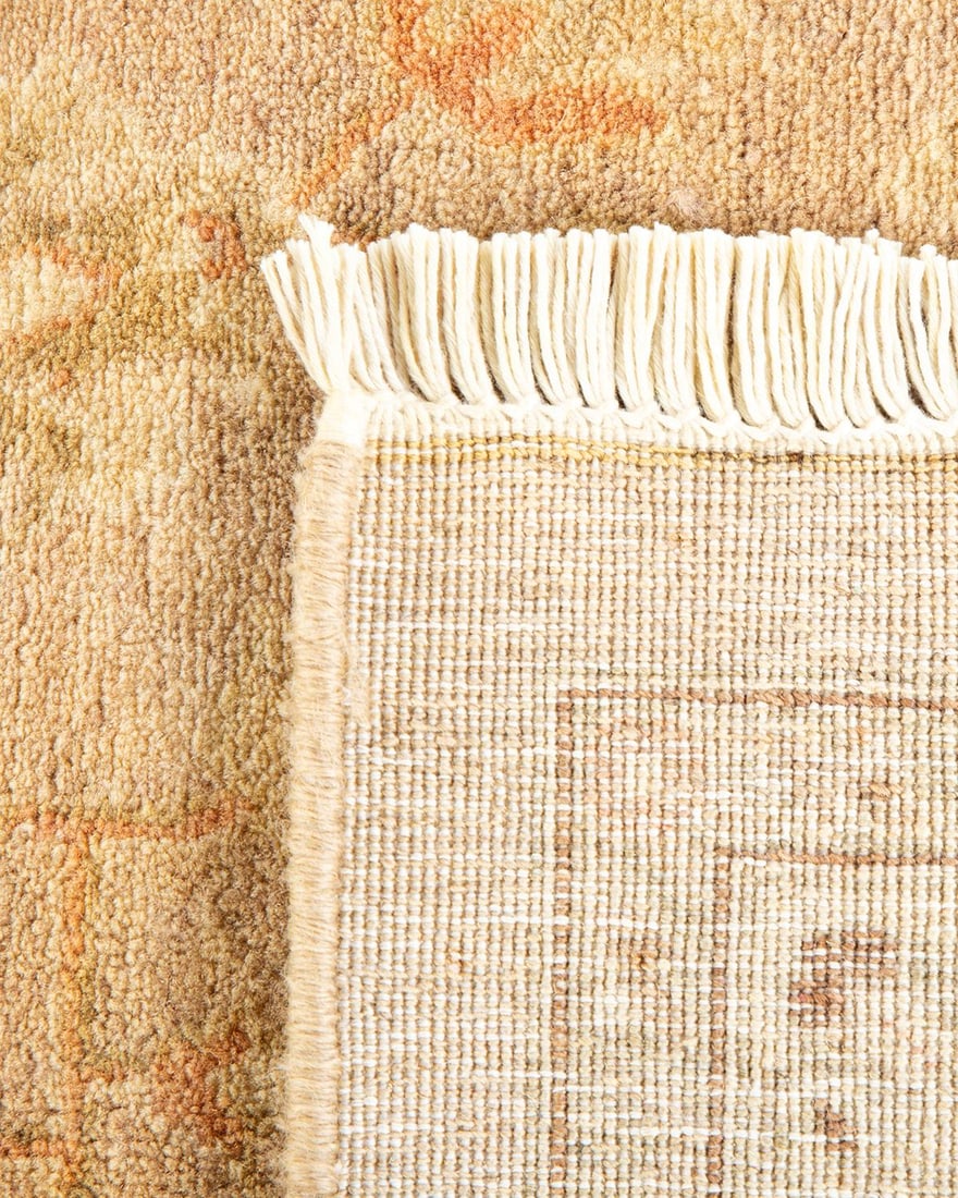 Mogul, One-of-a-Kind Hand-Knotted Area Rug - Light Gray, 6' 2" x 9' 4" - 5