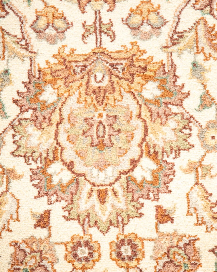 Mogul, One-of-a-Kind Hand-Knotted Runner Rug - Ivory, 2' 8" x 12' 6" - 3