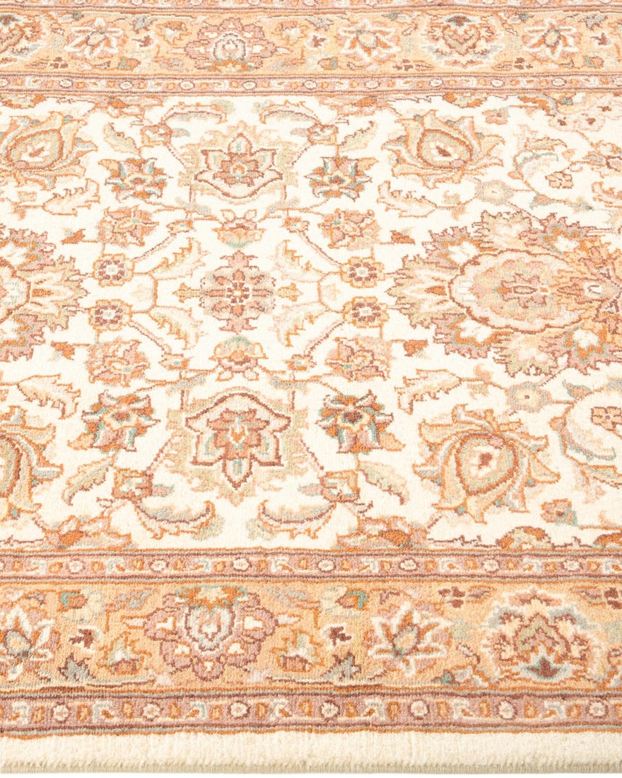 Mogul, One-of-a-Kind Hand-Knotted Runner Rug - Ivory, 2' 8" x 12' 6" - 4