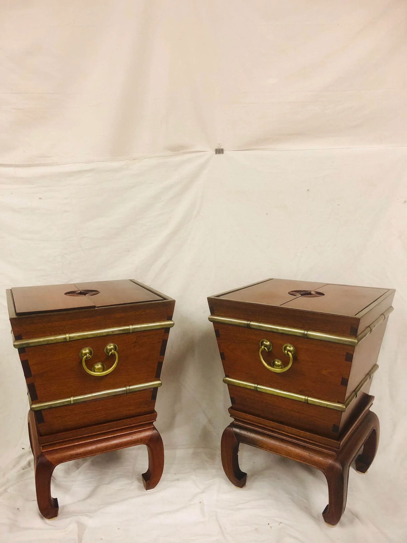 George Zee Furniture Beverage Coolers/Tables - a Pair - 13