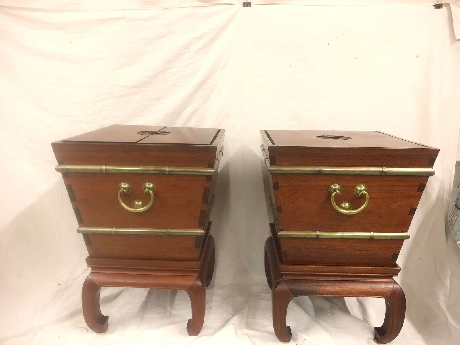 George Zee Furniture Beverage Coolers/Tables - a Pair - 2