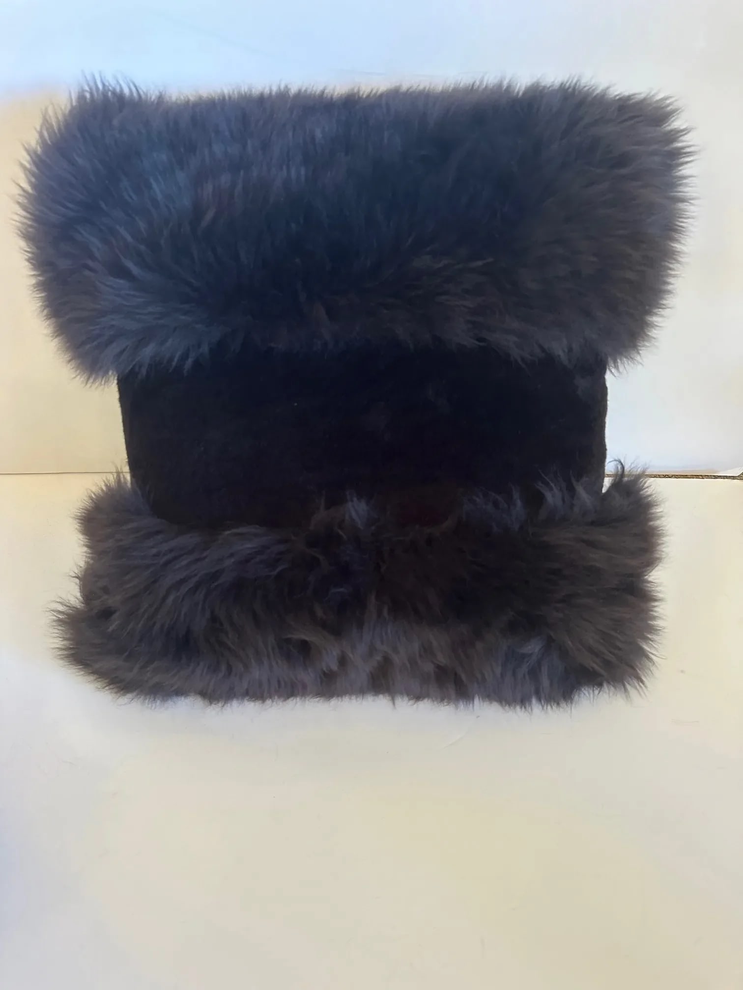 Handmade Shearling & Mixed Fur Pillows -A Pair - 3