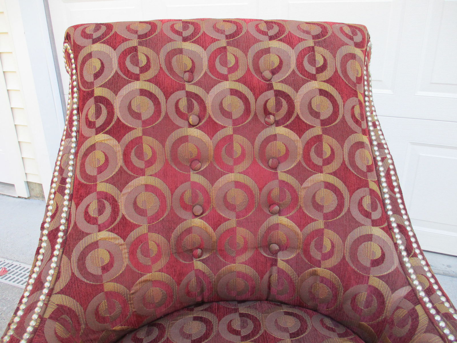 Maroon Hekman Howard Miller Tufted Side Chairs - 10