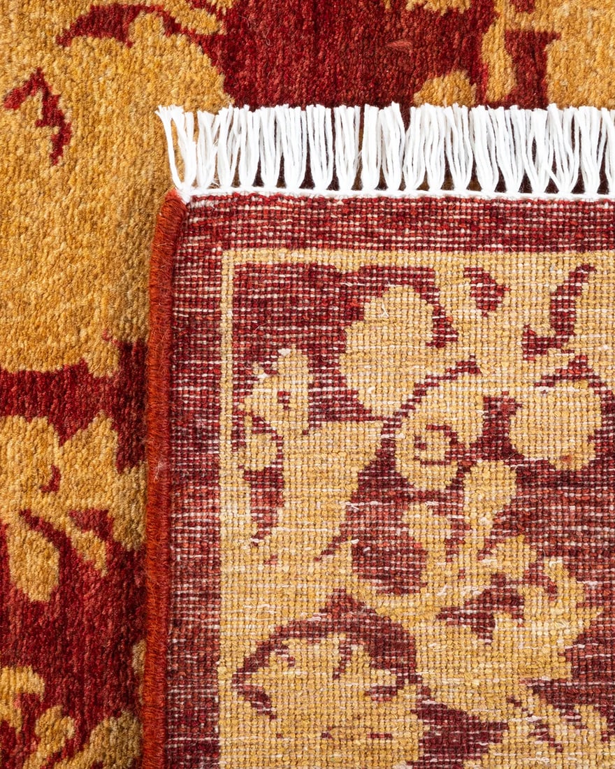 Mogul, One-of-a-Kind Hand-Knotted Runner Rug - Red, 2' 8" x 9' 9" - 5