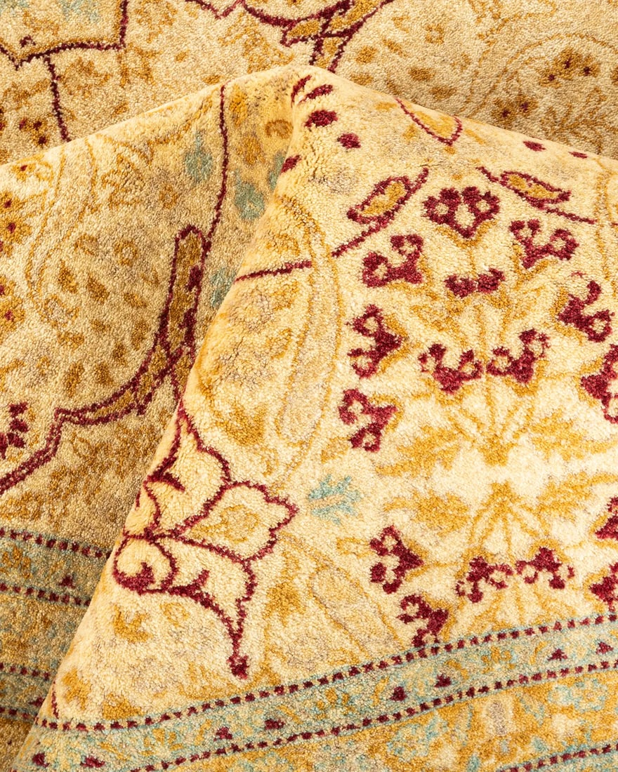 Mogul, One-of-a-Kind Hand-Knotted Area Rug - Ivory, 6' 1" x 6' 3" - 7