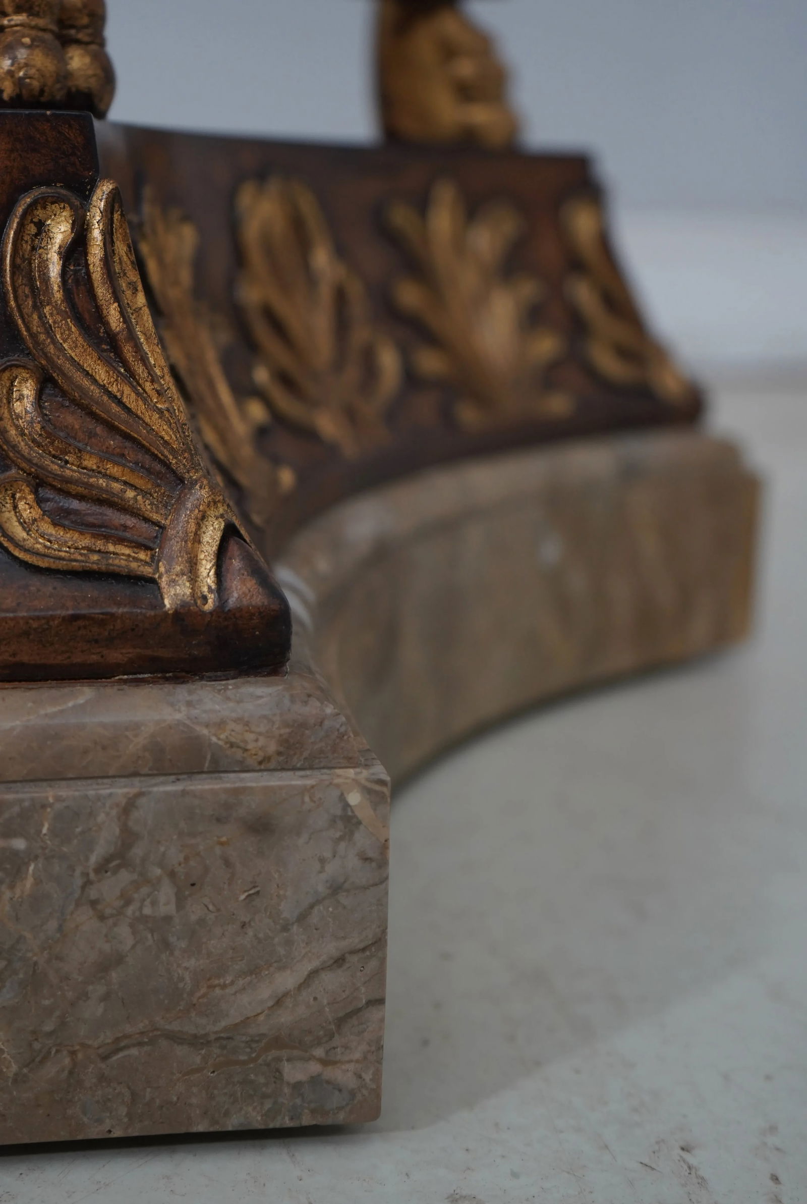 Maitland Smith Neoclassical Marble Top Pedestal - 4