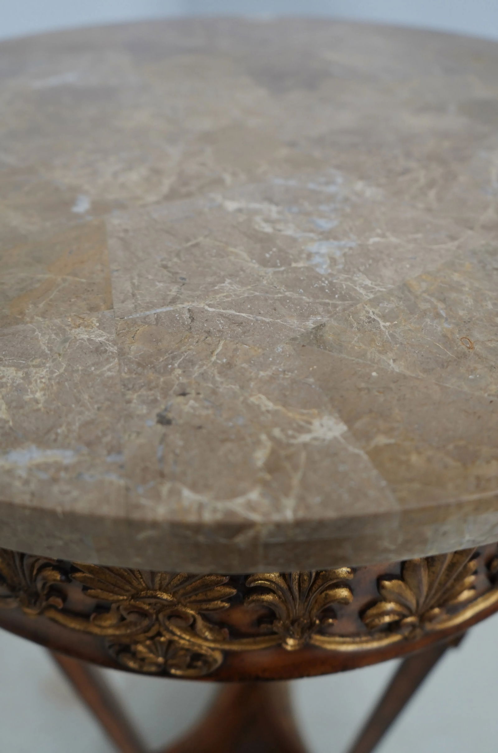 Maitland Smith Neoclassical Marble Top Pedestal - 5