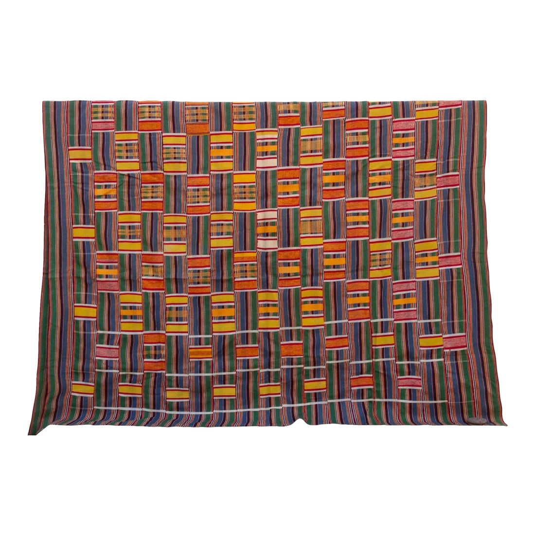 Extraordinary Asante Woven Kente Cloth (1 of 9)