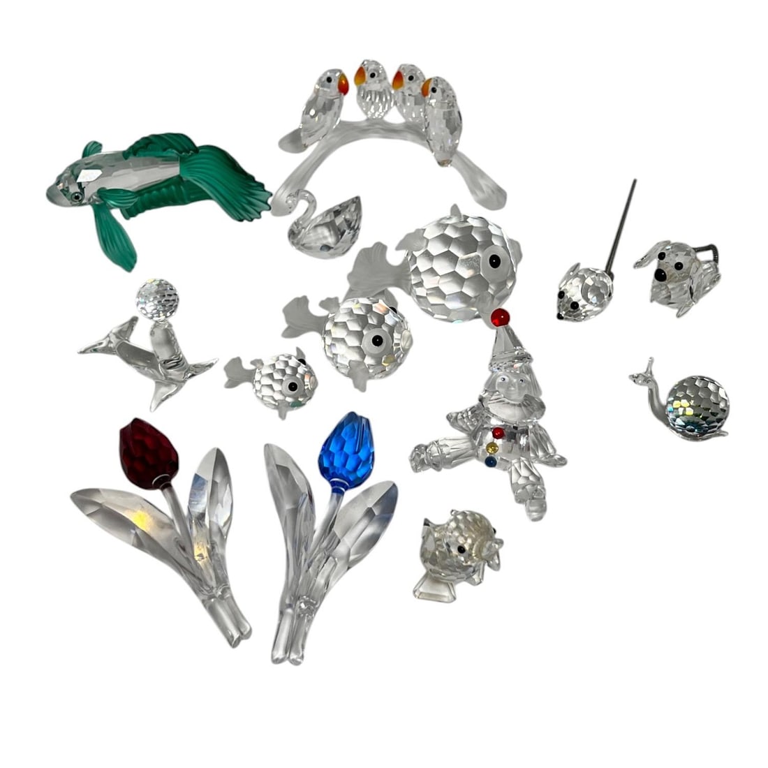80s Swarovski Crystal Menagerie, Collection of 14 - 2
