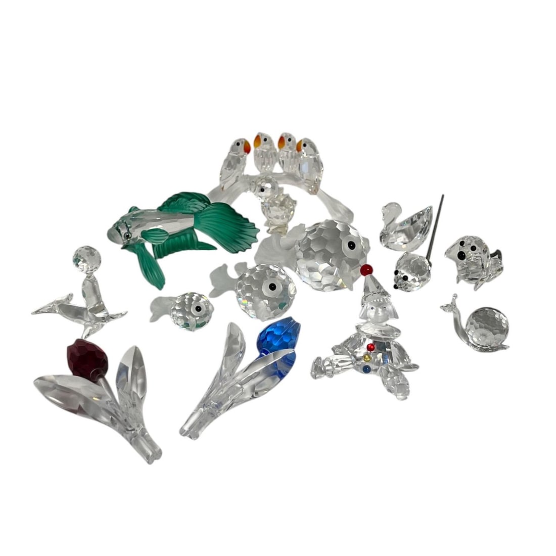 80s Swarovski Crystal Menagerie, Collection of 14 - 3