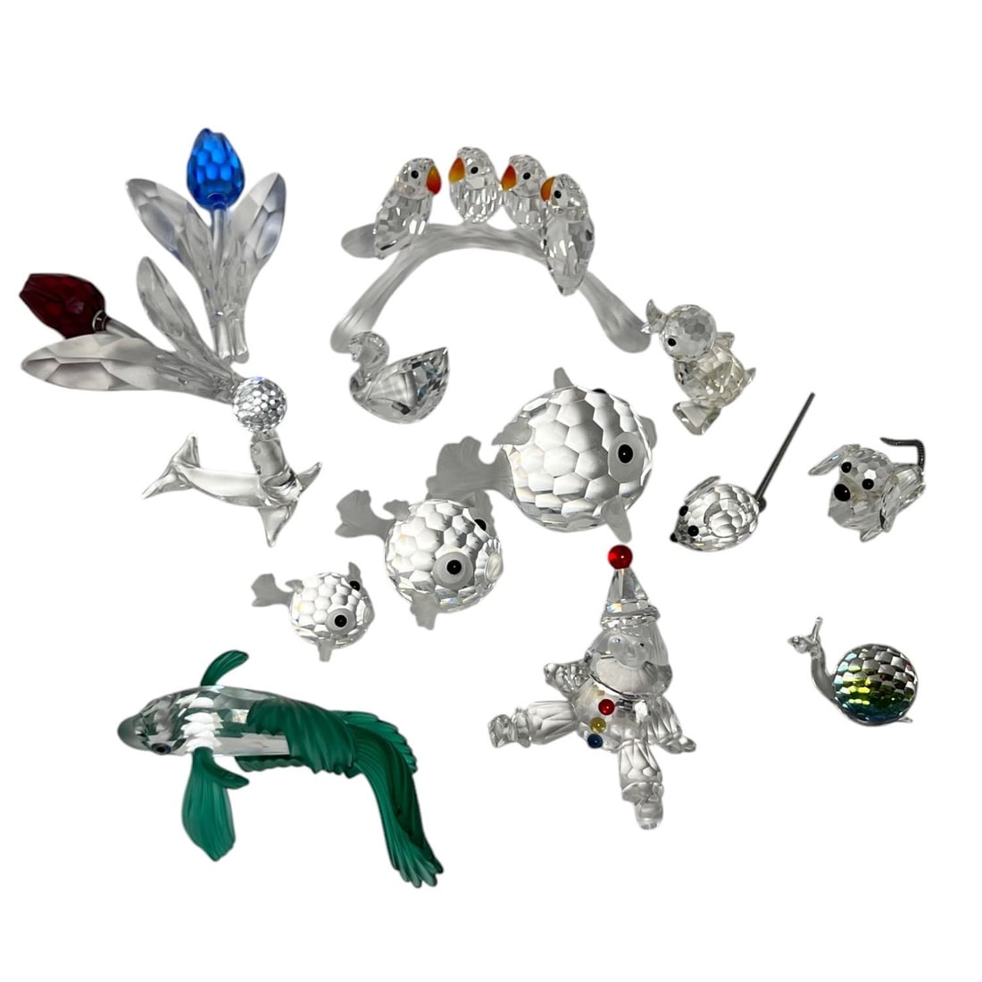80s Swarovski Crystal Menagerie, Collection of 14 - 5