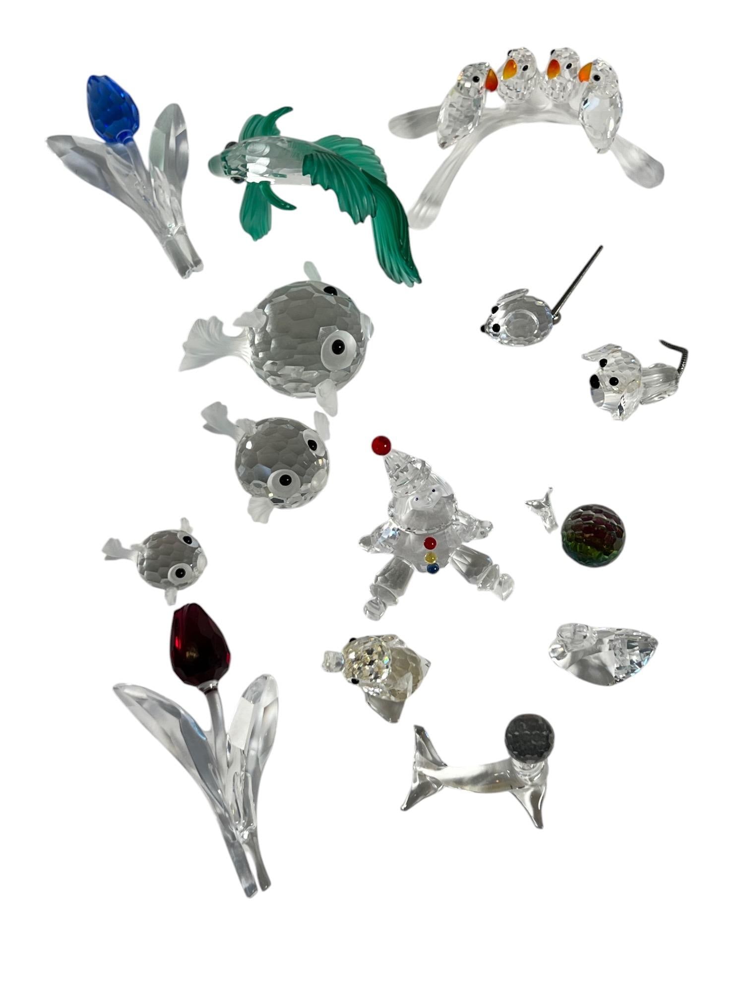 80s Swarovski Crystal Menagerie, Collection of 14 - 6