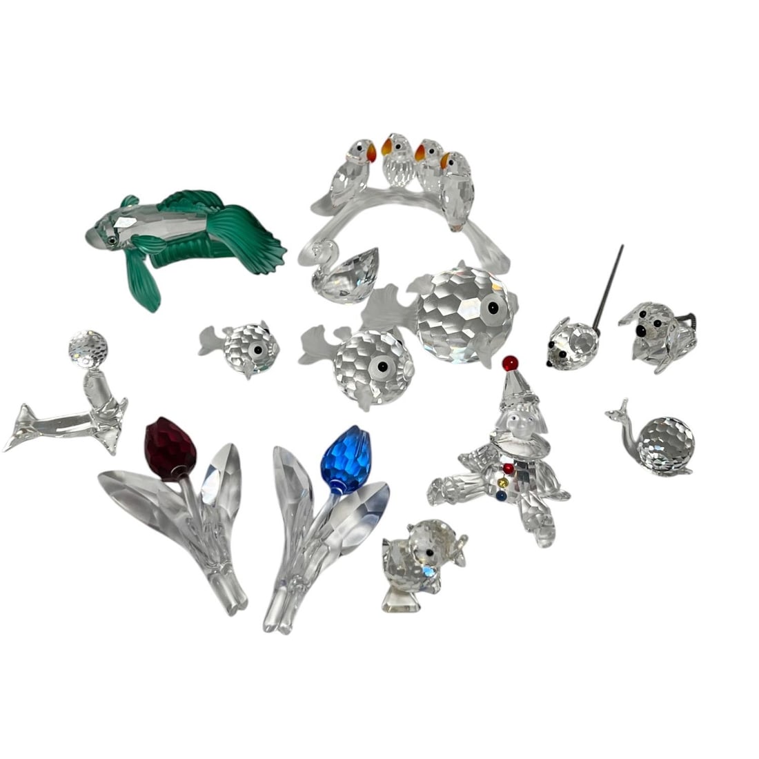 80s Swarovski Crystal Menagerie, Collection of 14 - 7