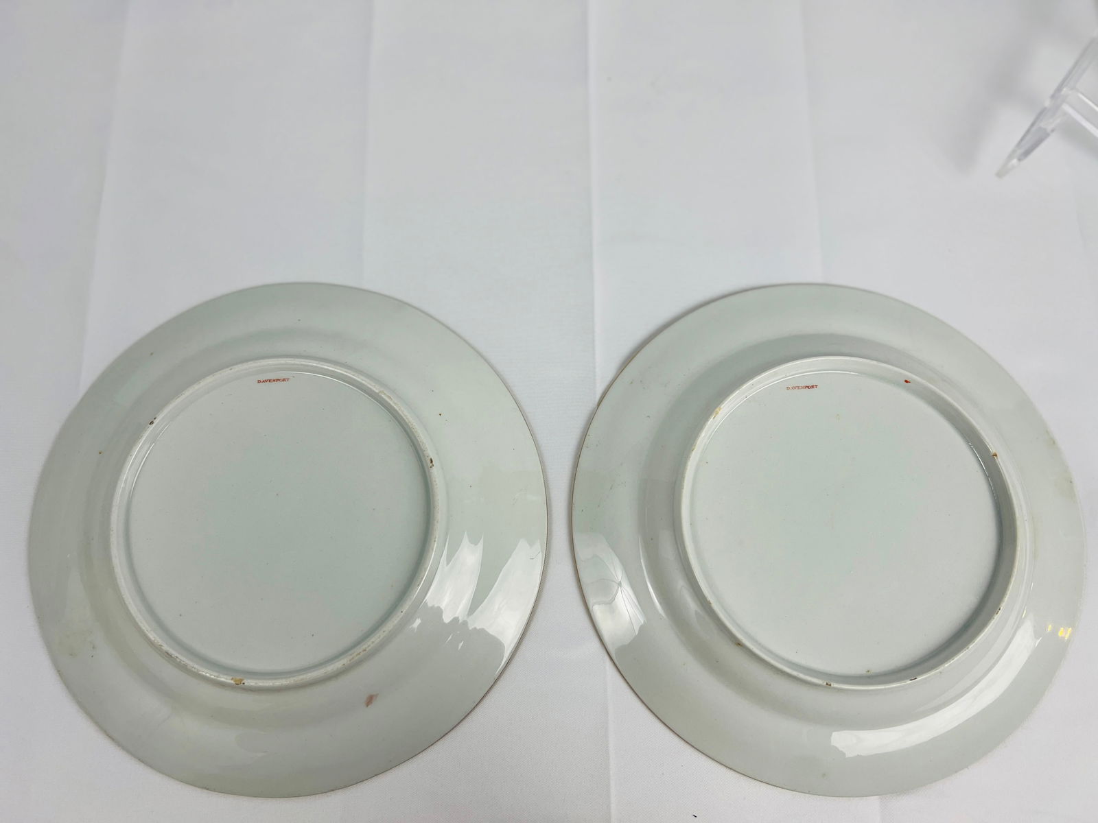 Pair, Early 19th Century Davenport Armorial Porcelain 9" Plates - 7