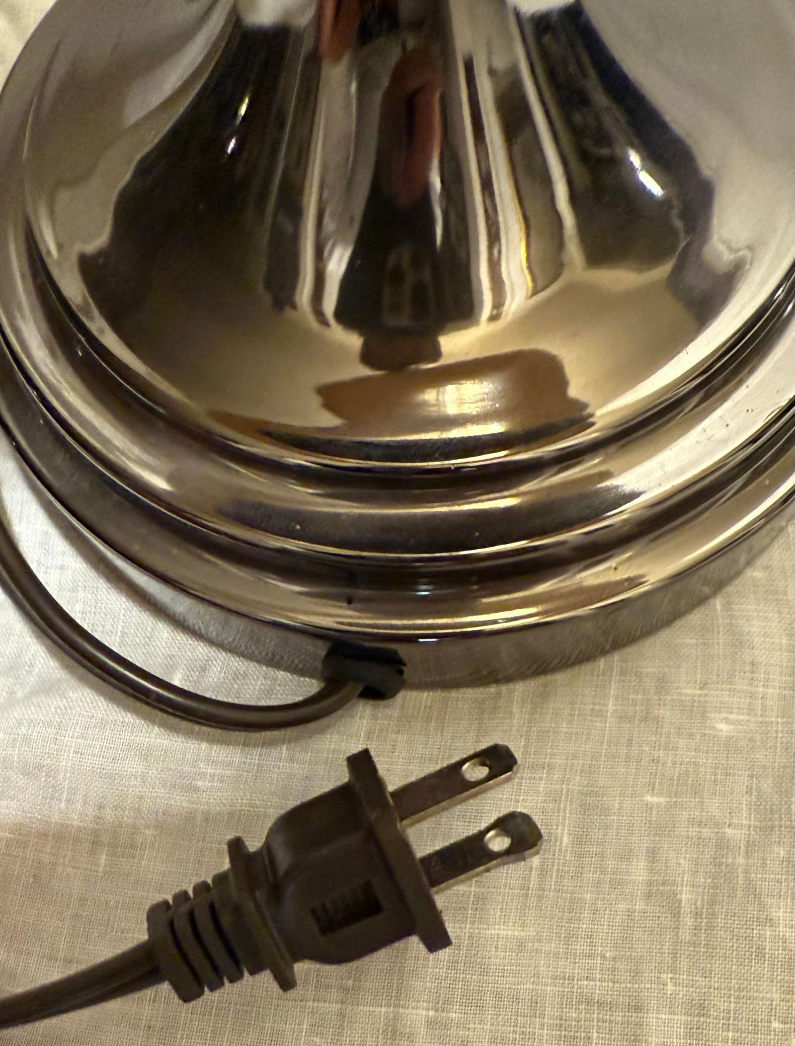 Stunning Vintage Late Twentieth Century Amber Faux Tortoise Shell Table Lamp - 8