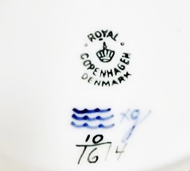 Royal Copenhagen Blue Flowers Curved - 6