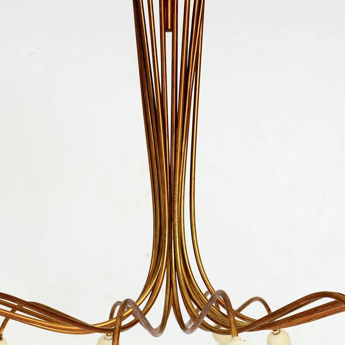 1950s Italian 16 Arm Sculptural Chandelier After Angelo Lelii Arredoluce - 4