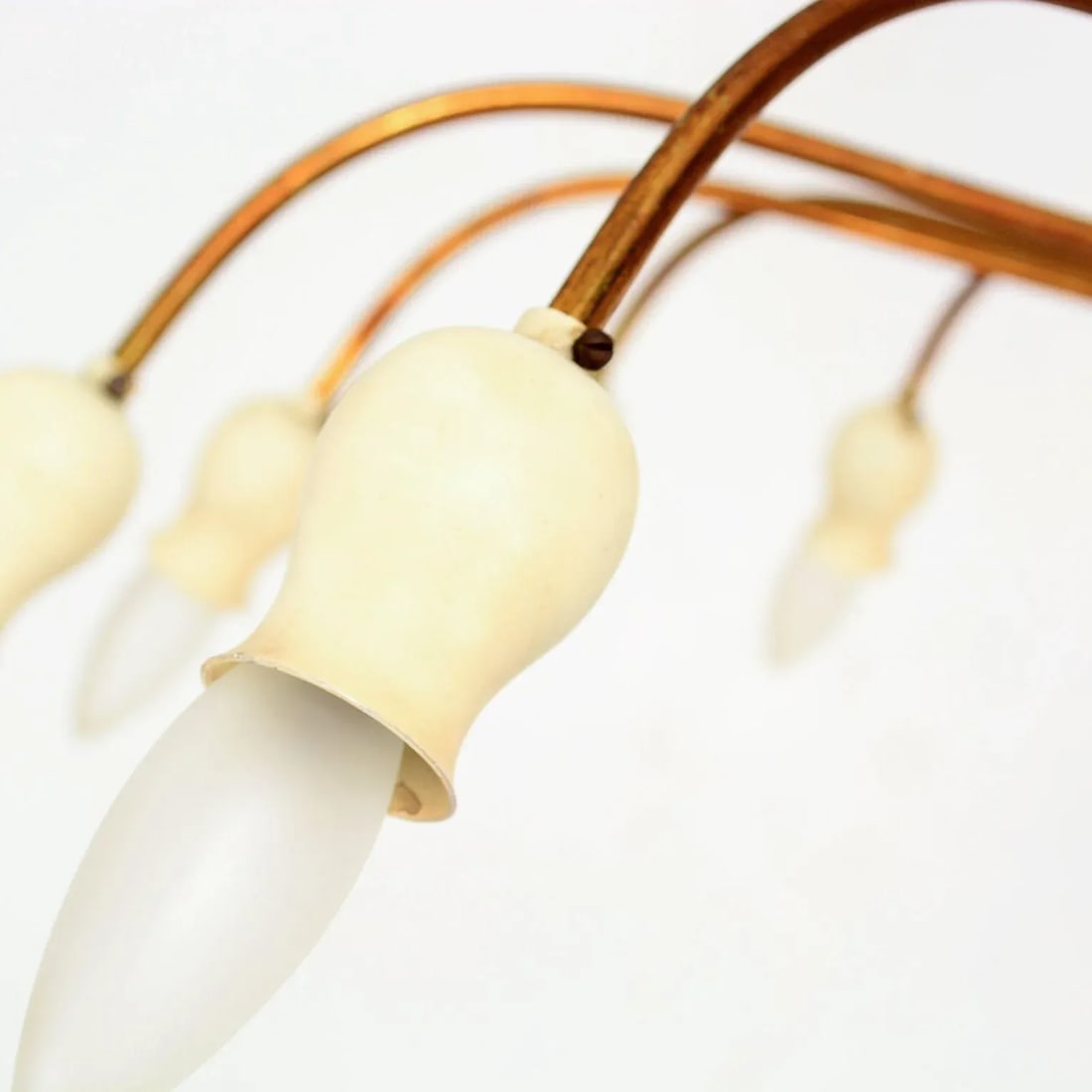 1950s Italian 16 Arm Sculptural Chandelier After Angelo Lelii Arredoluce - 7