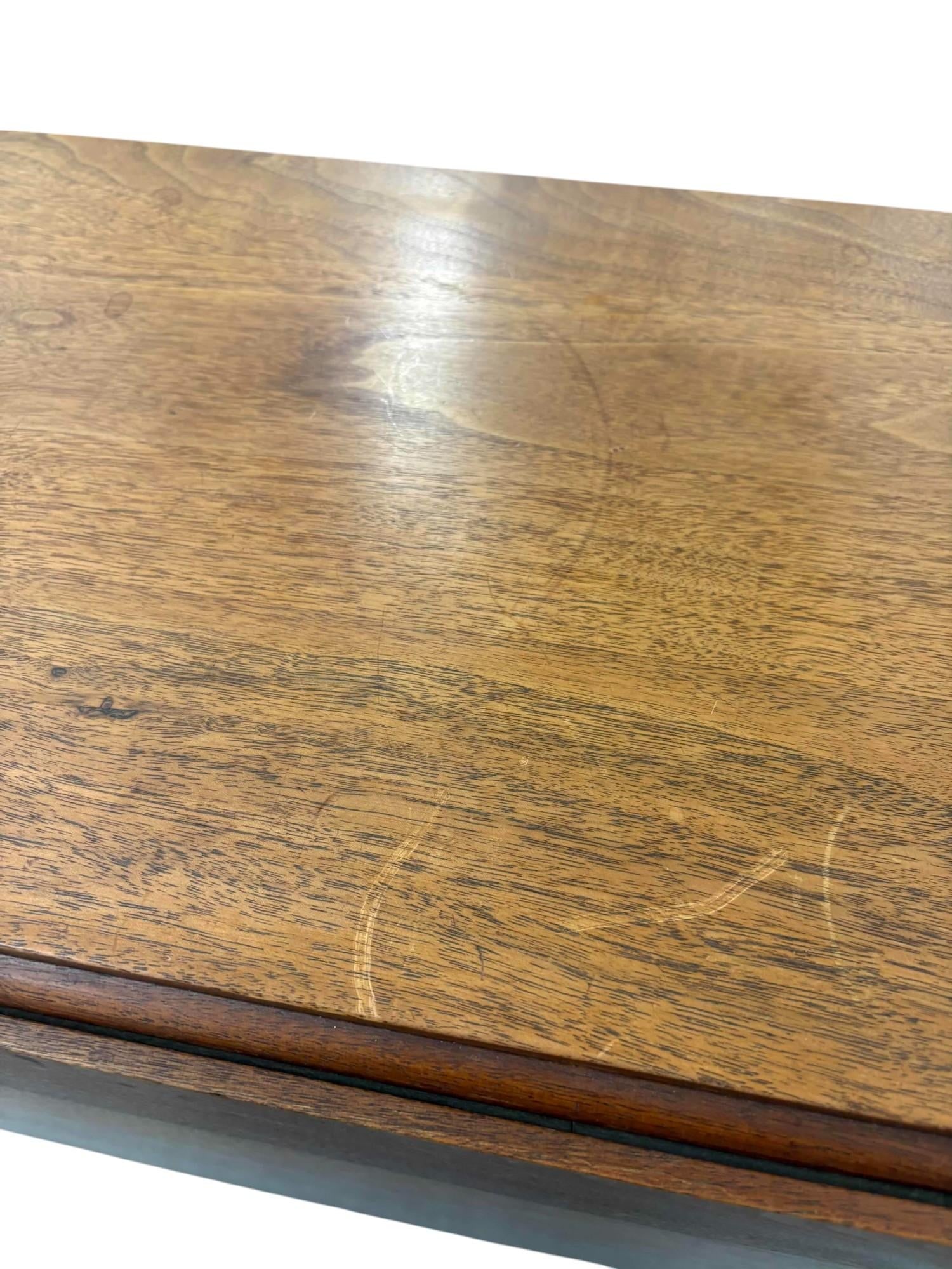 William and Mary Style Drop Leaf Gate Leg Table With Drawer - 10