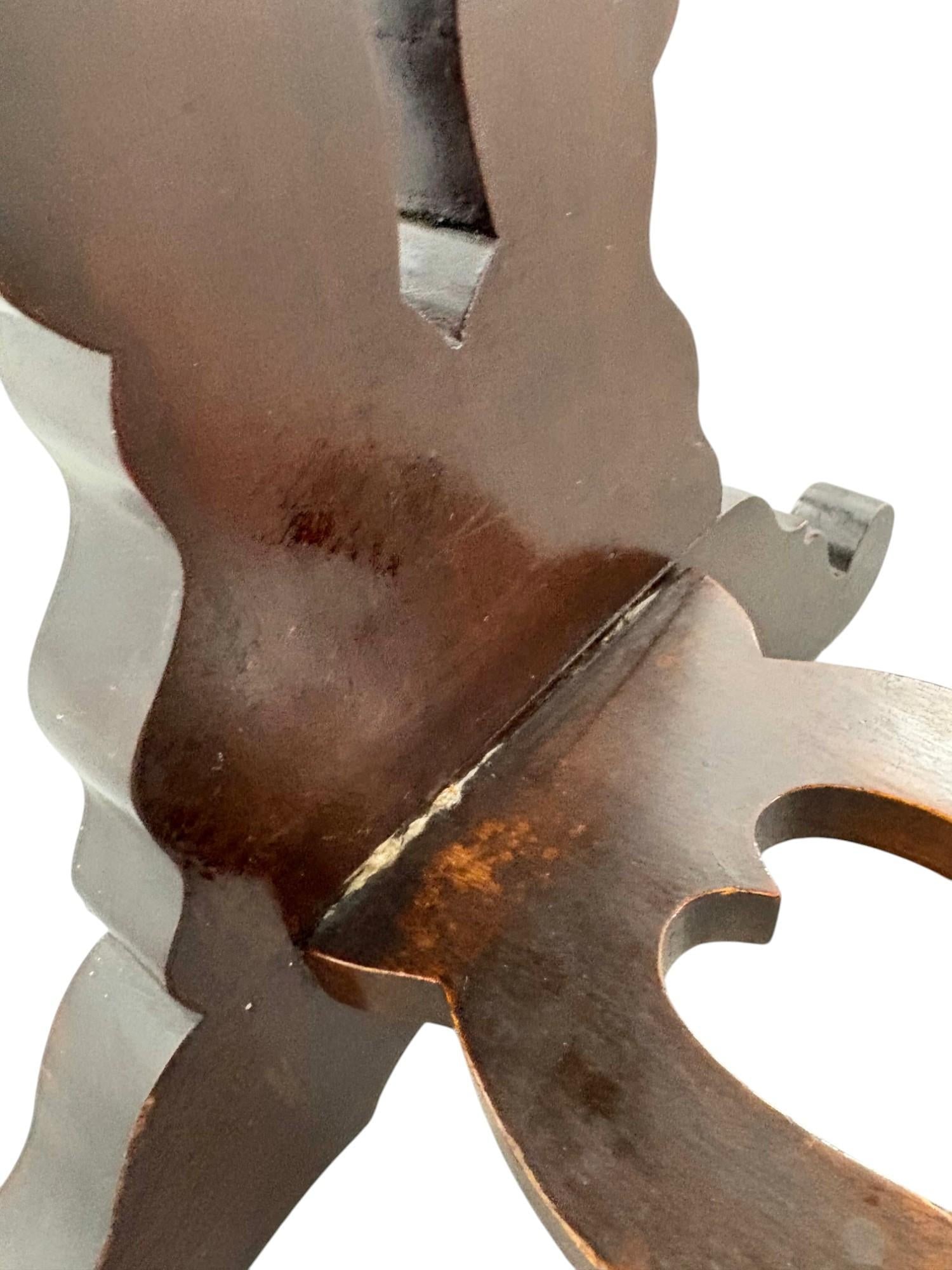 Walnut Victorian Parlor Side Table With Drawer - 11