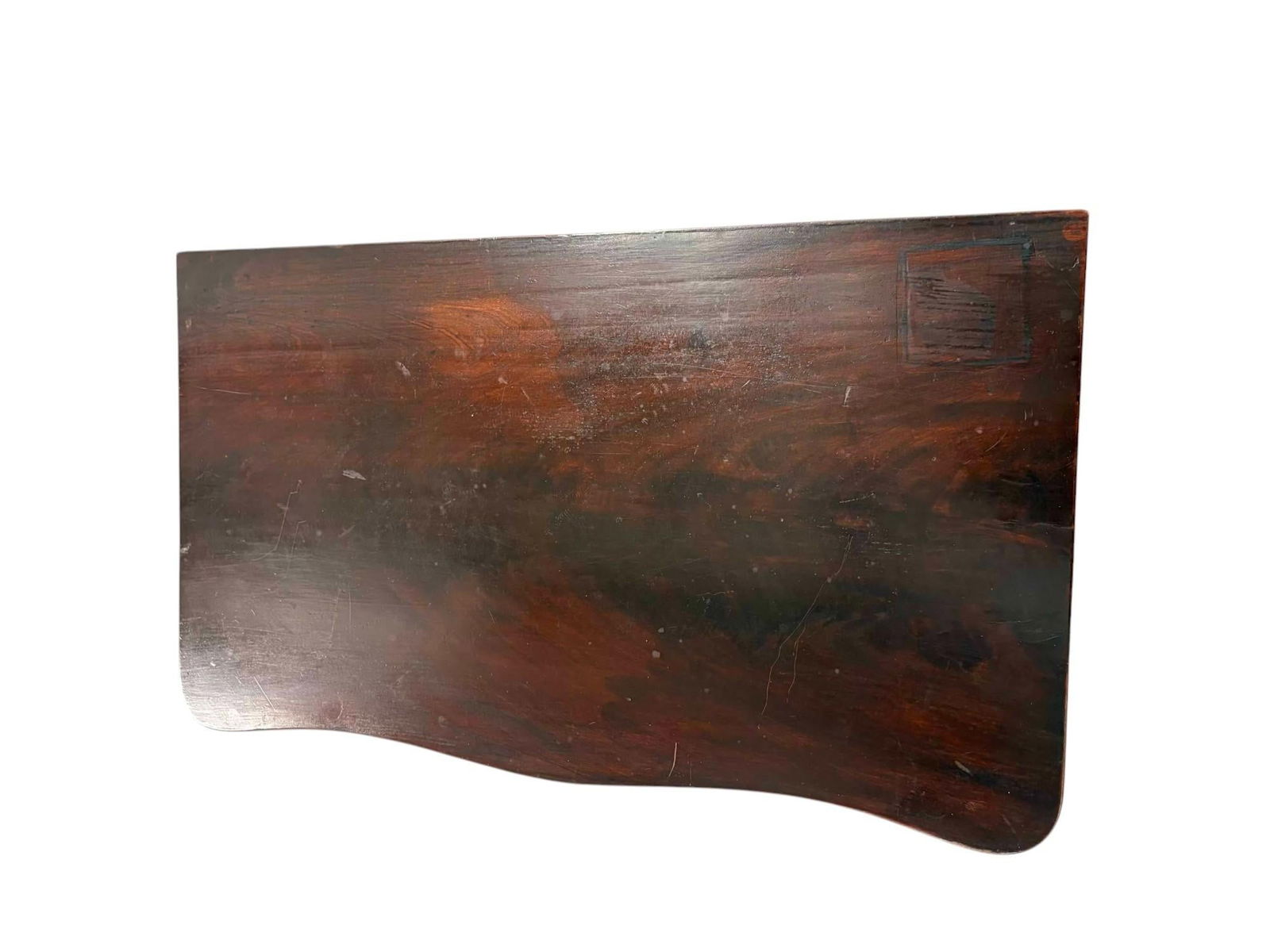 Walnut Victorian Parlor Side Table With Drawer - 7