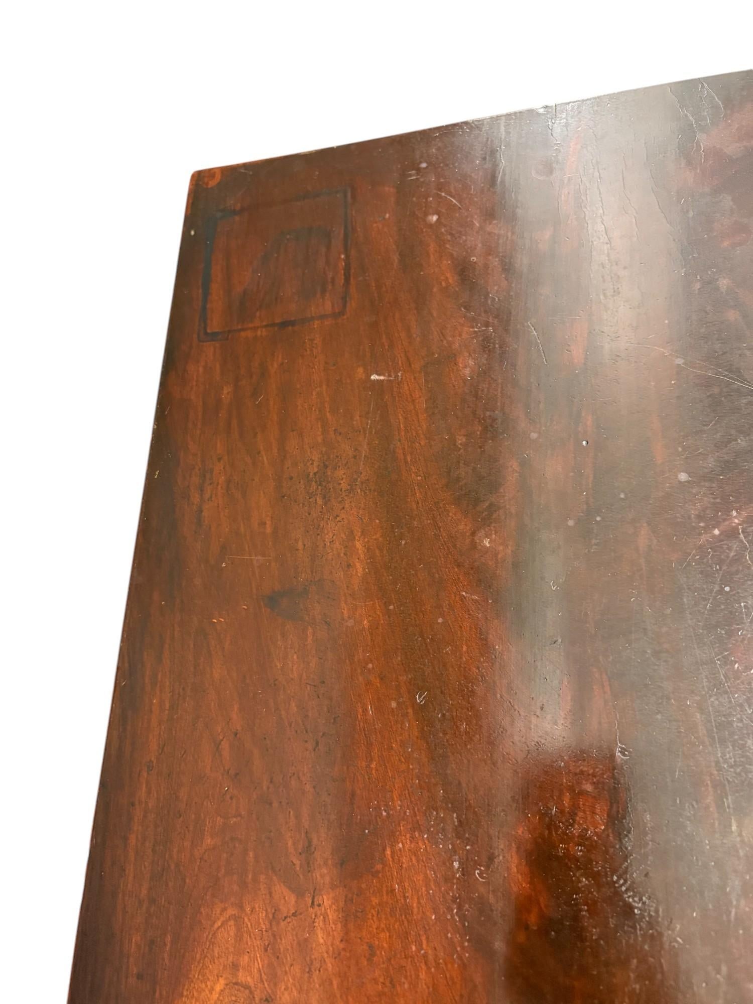 Walnut Victorian Parlor Side Table With Drawer - 9