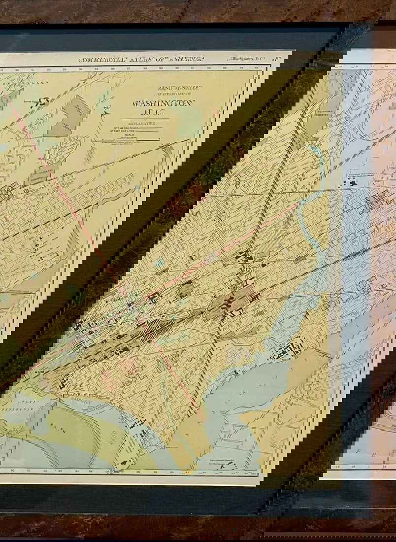 Washington, Dc, Original Engraving by McNally, 1897 - 3