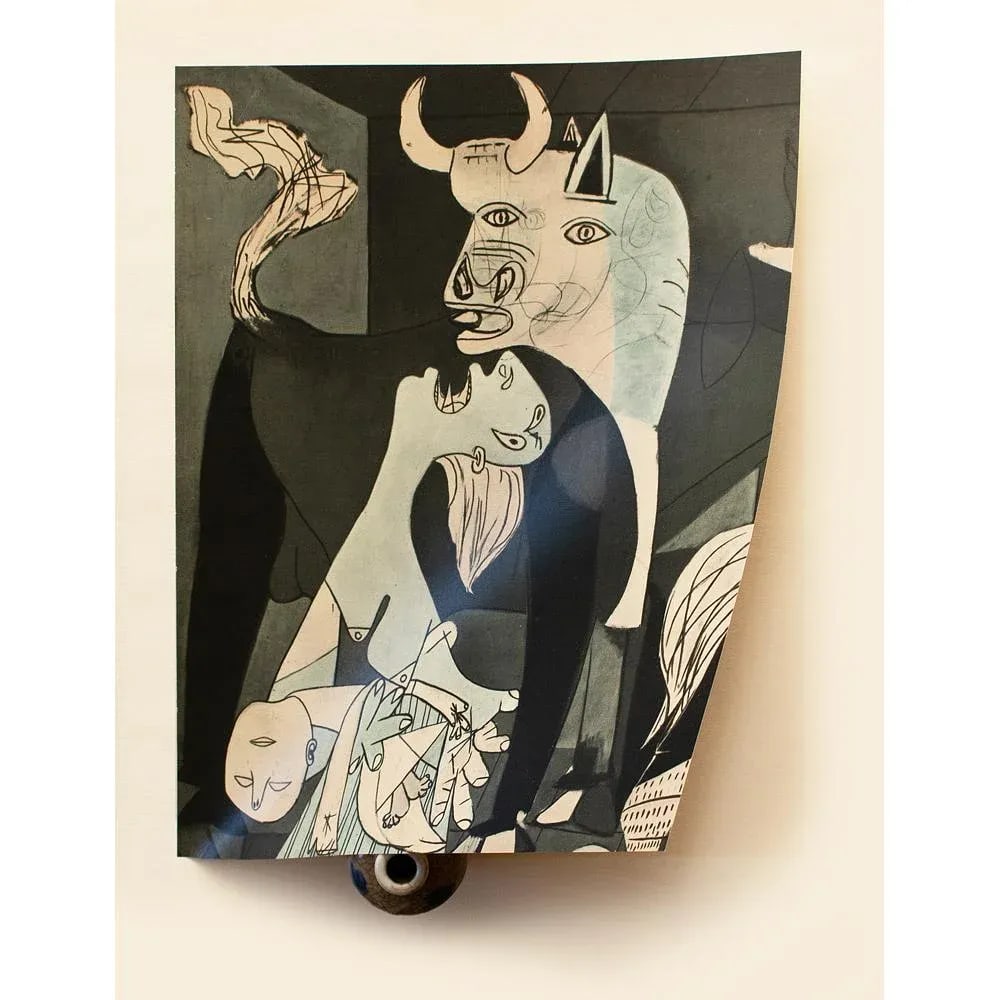 1954 After Pablo Picasso "Guernica. Detail.", Period First Limited Edition Offset Lithograph - 5