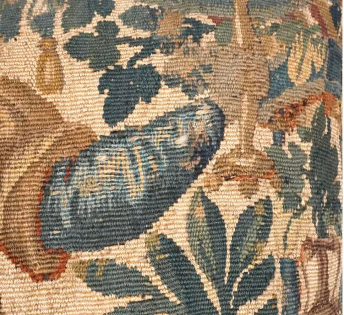 Pair of 17th Century Flemish Tapestry Pillows - 4