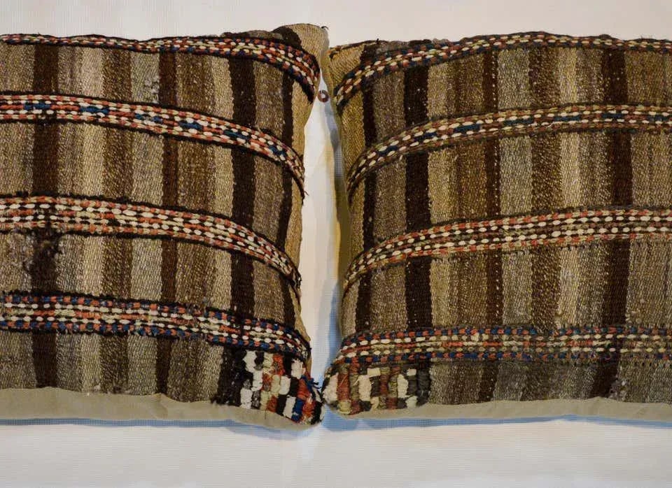 Antique Gabbeh Kilim Pillows - a Pair - 2