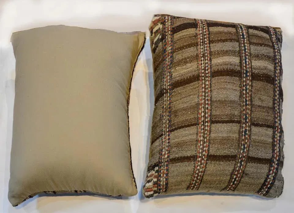 Antique Gabbeh Kilim Pillows - a Pair - 5