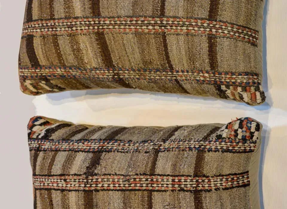Antique Gabbeh Kilim Pillows - a Pair - 9