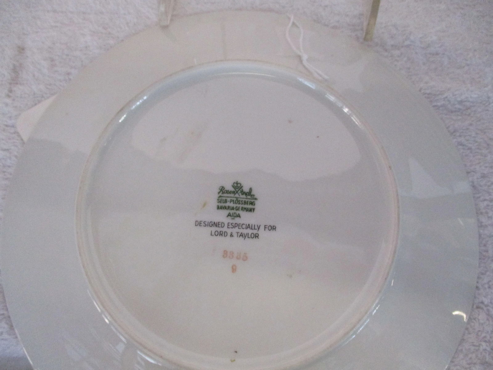 1960s Porcelain Salad Plates by Rosenthal for Lord & Taylor - Set of 12 - 5