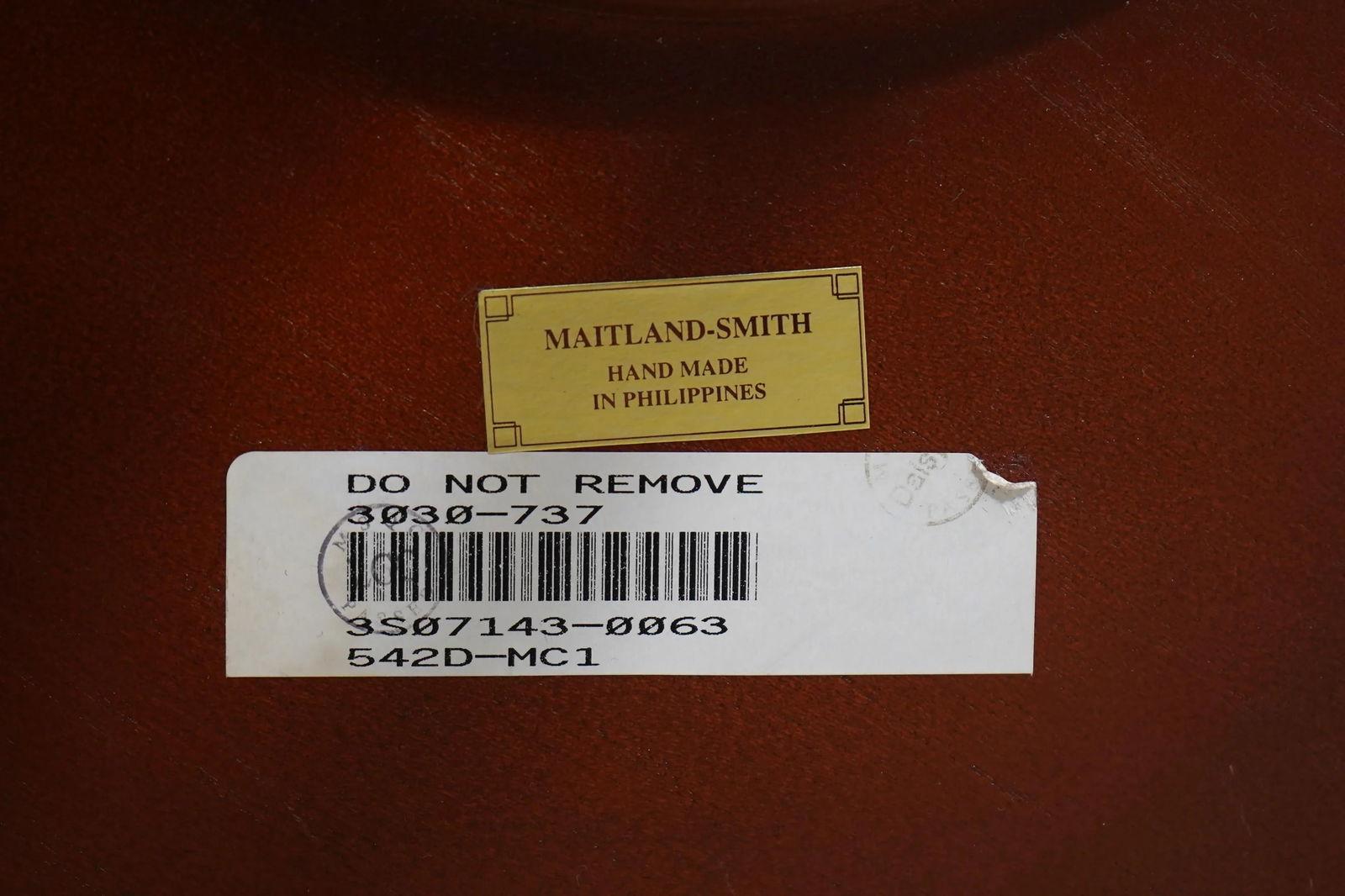 Maitland Smith Baroque Style Mahogany Pedestal Table - 12