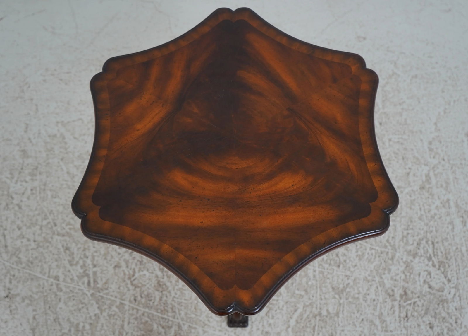 Maitland Smith Baroque Style Mahogany Pedestal Table - 3