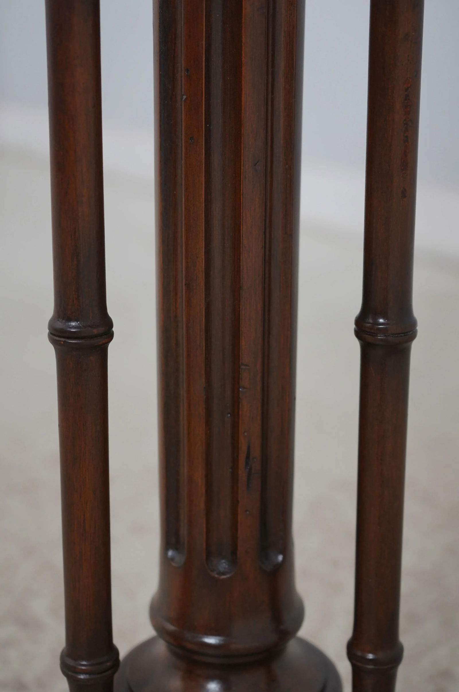 Maitland Smith Baroque Style Mahogany Pedestal Table - 5