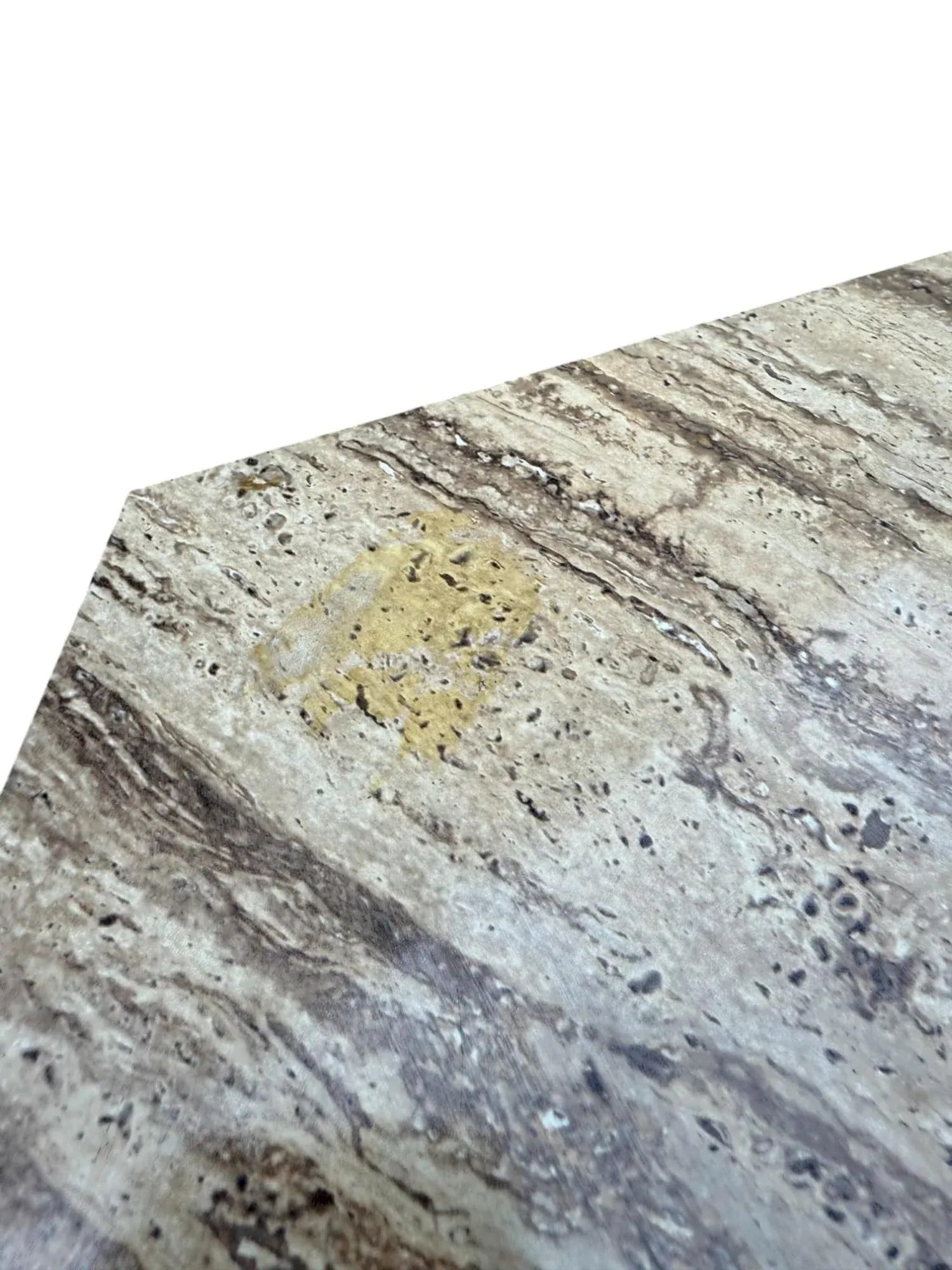 Mid 20th Century Postmodern Faux Travertine Laminate Pedestals - A Pair - 12