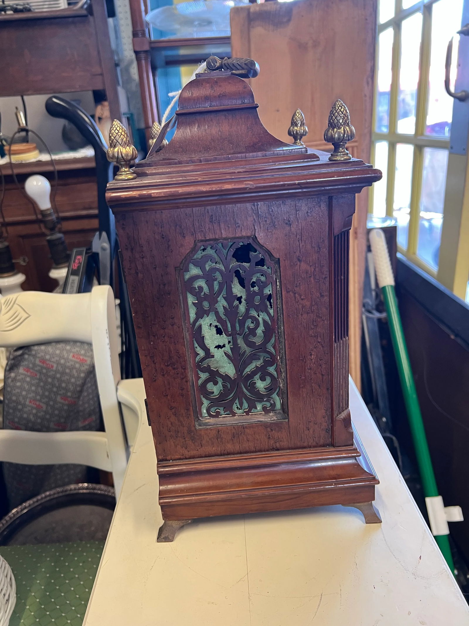 Antique Mantle Clock by Lenzkirch - 5