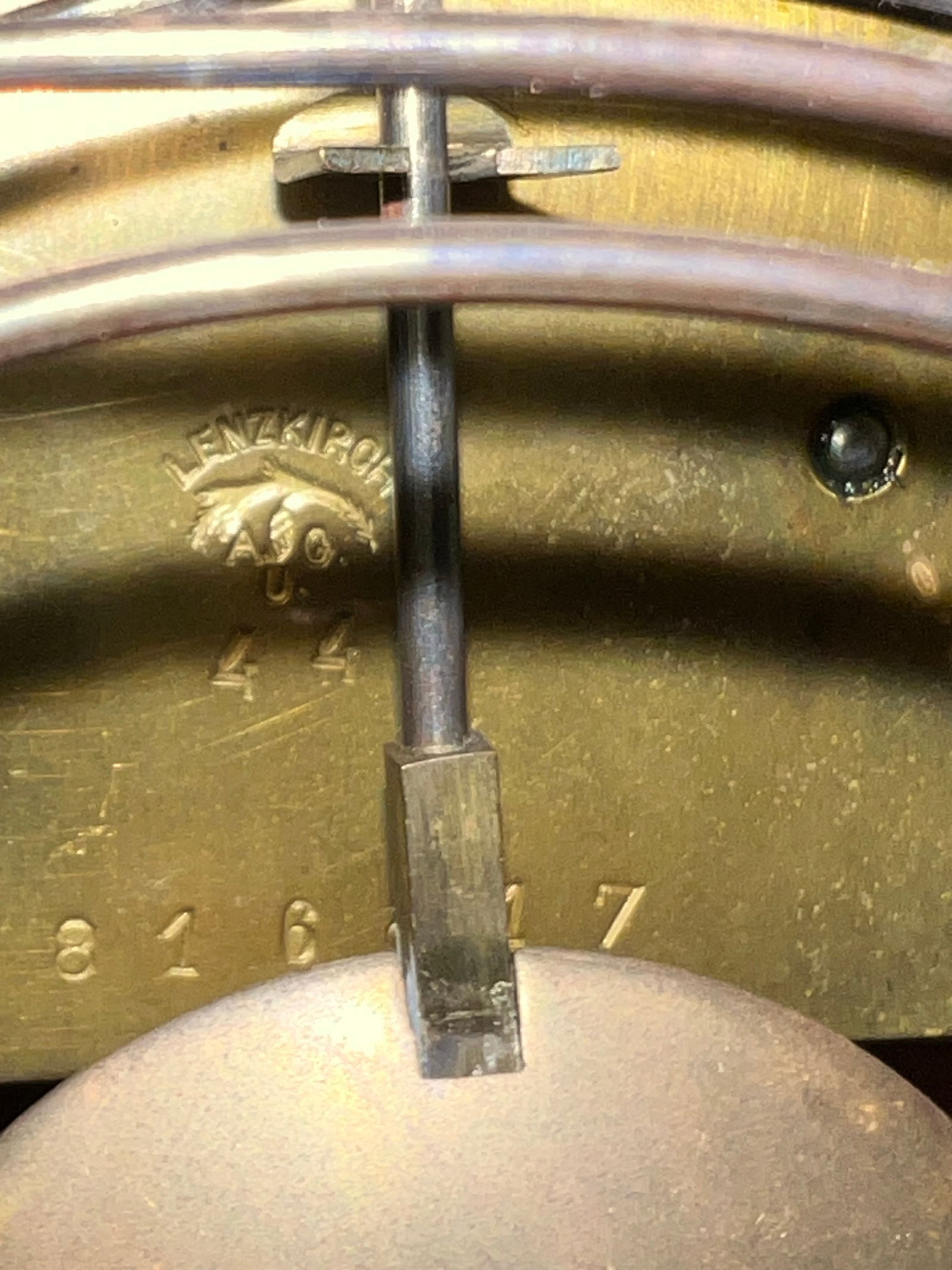 Antique Mantle Clock by Lenzkirch - 7