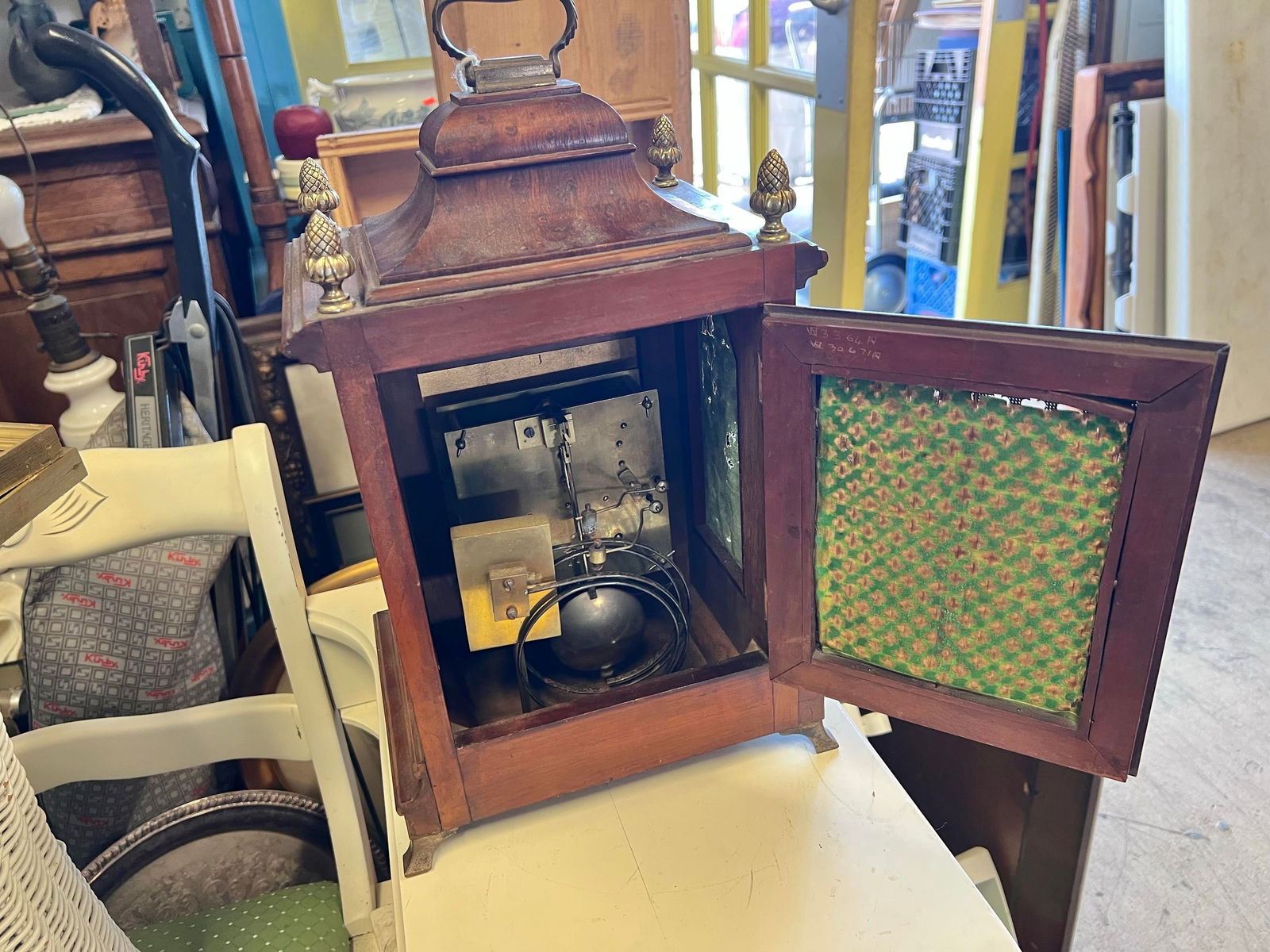 Antique Mantle Clock by Lenzkirch - 9