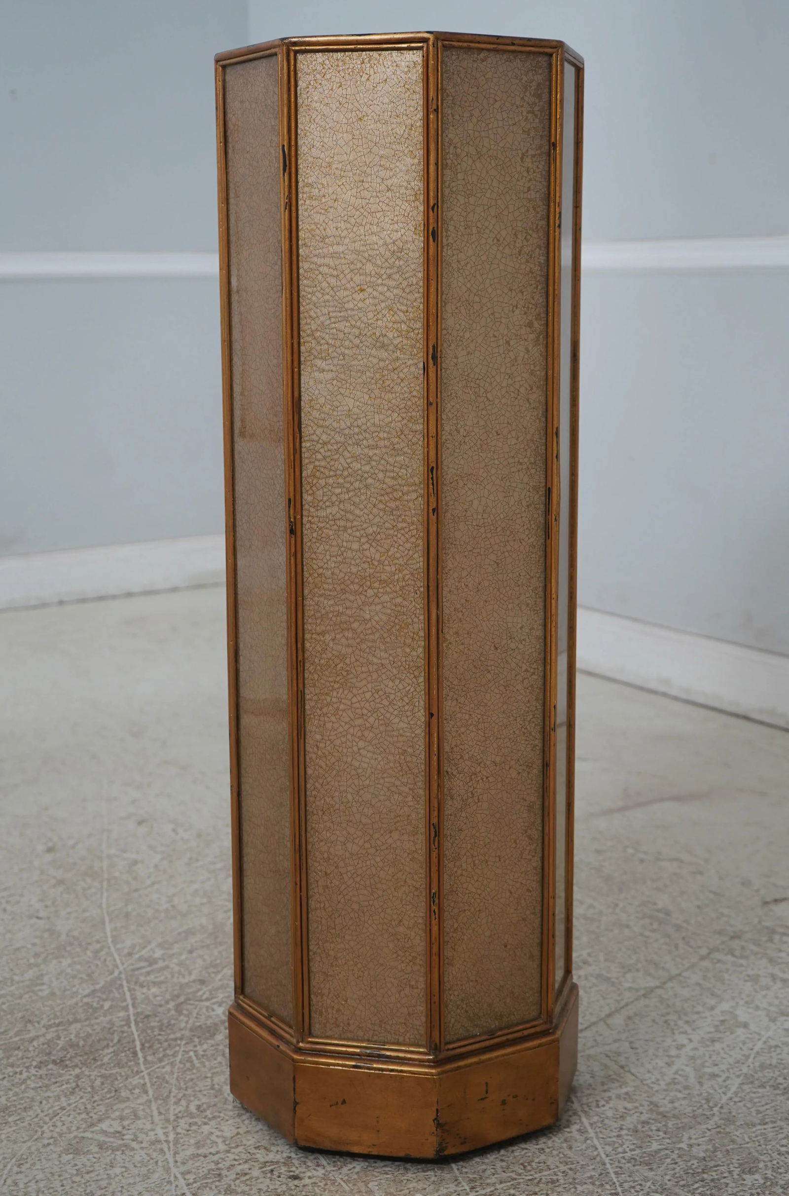 Theodore Alexander Regency Style Gold Pedestal Stand - 2