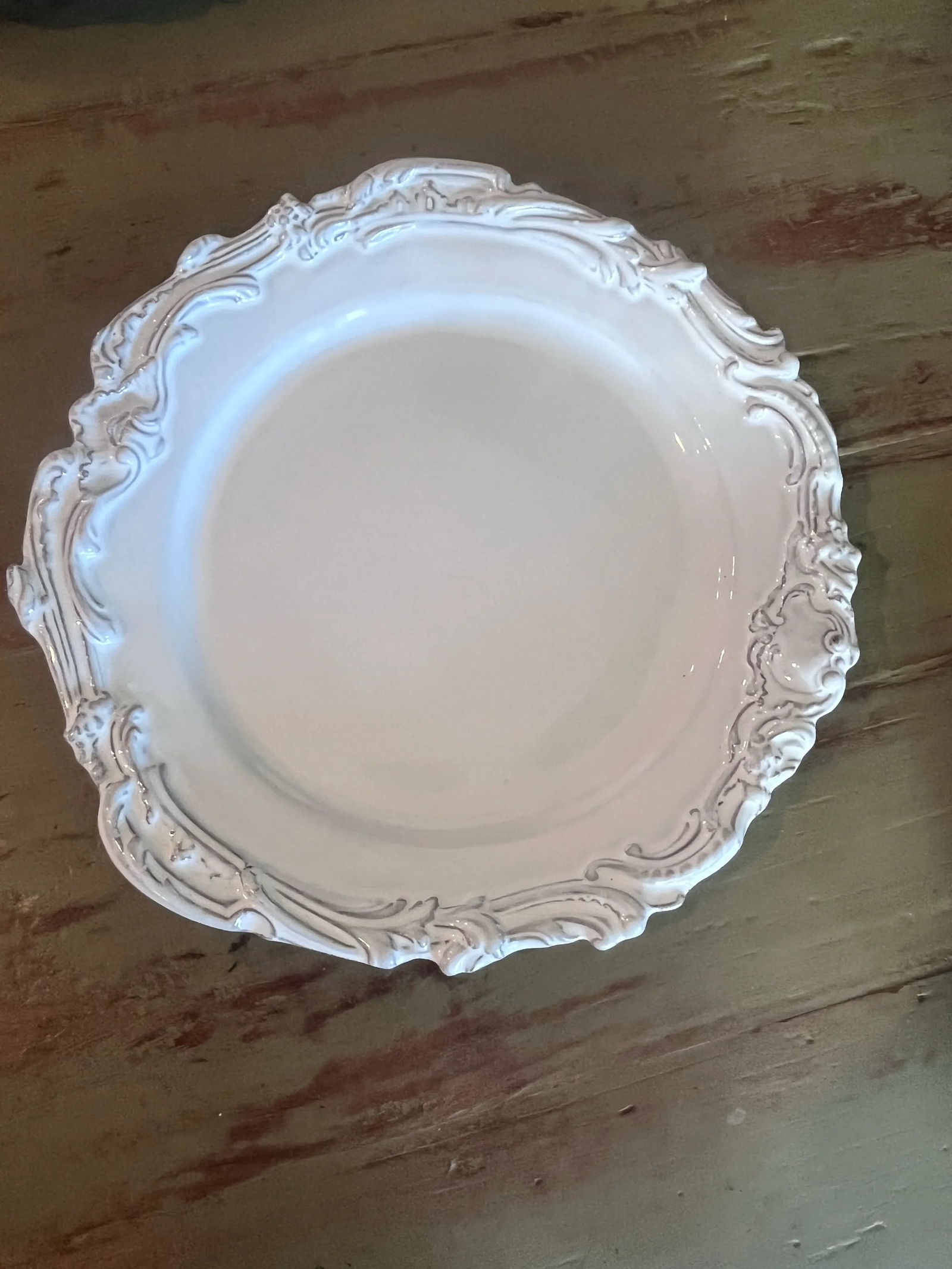 Set of 6 Astier De Villatte Plates, Handmade in France - 4