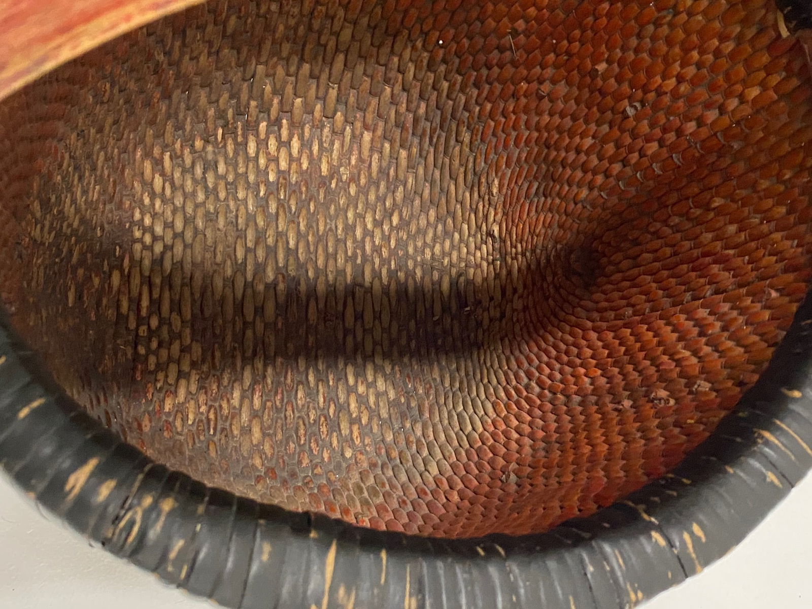 Chinese Woven Rattan Market Basket - 2