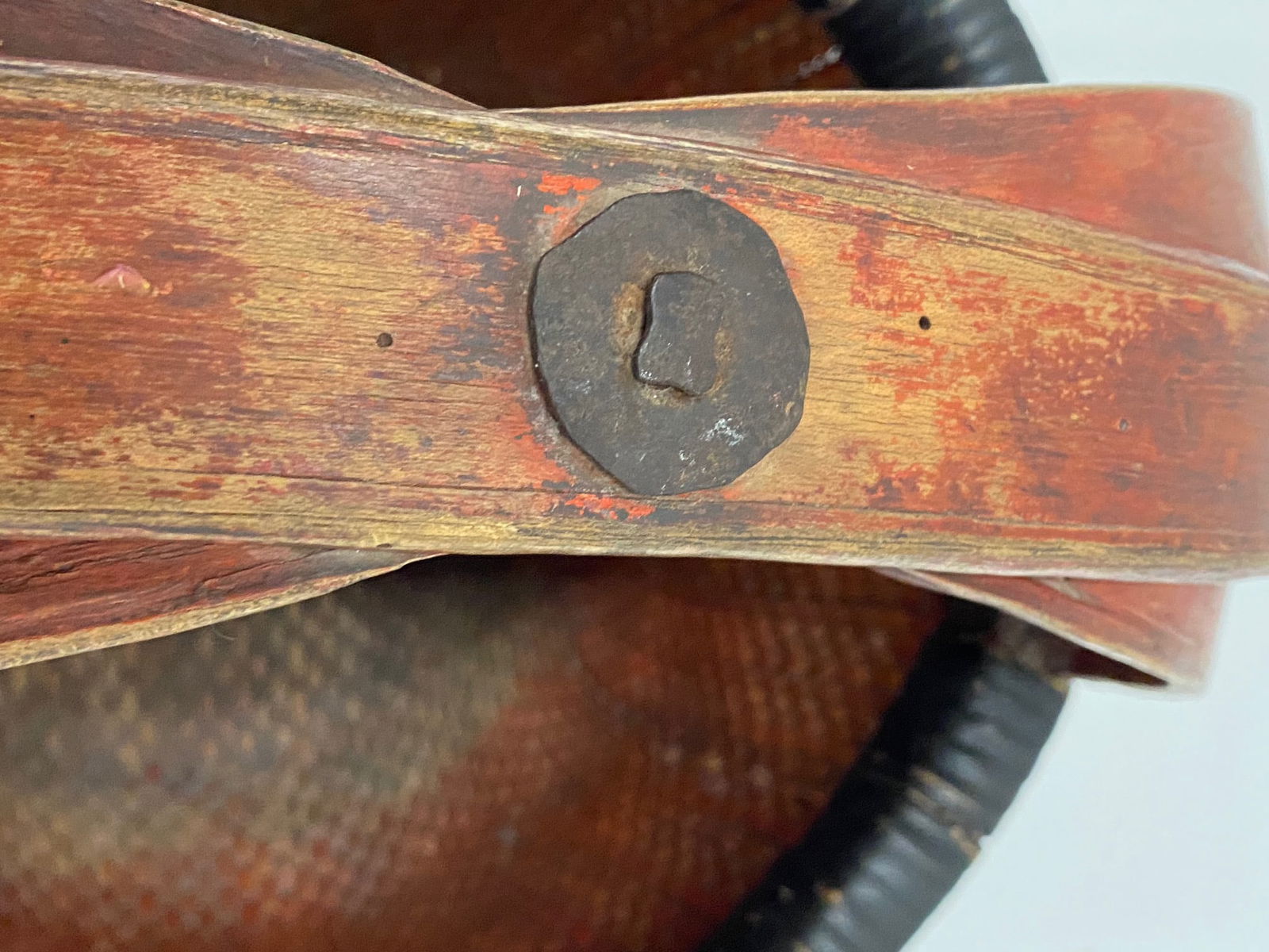 Chinese Woven Rattan Market Basket - 3