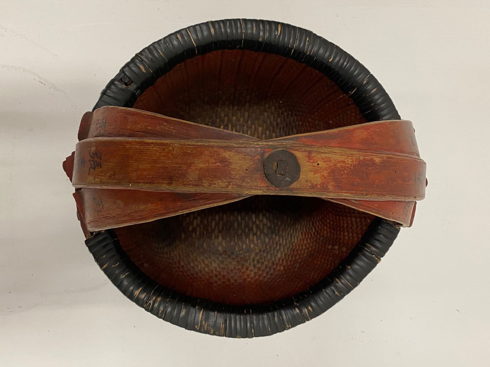 Chinese Woven Rattan Market Basket - 9