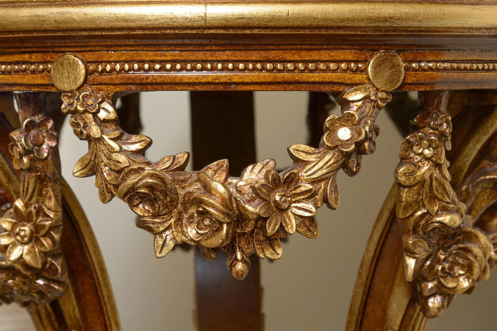 Marble Top Gold Display Pedestal - 5