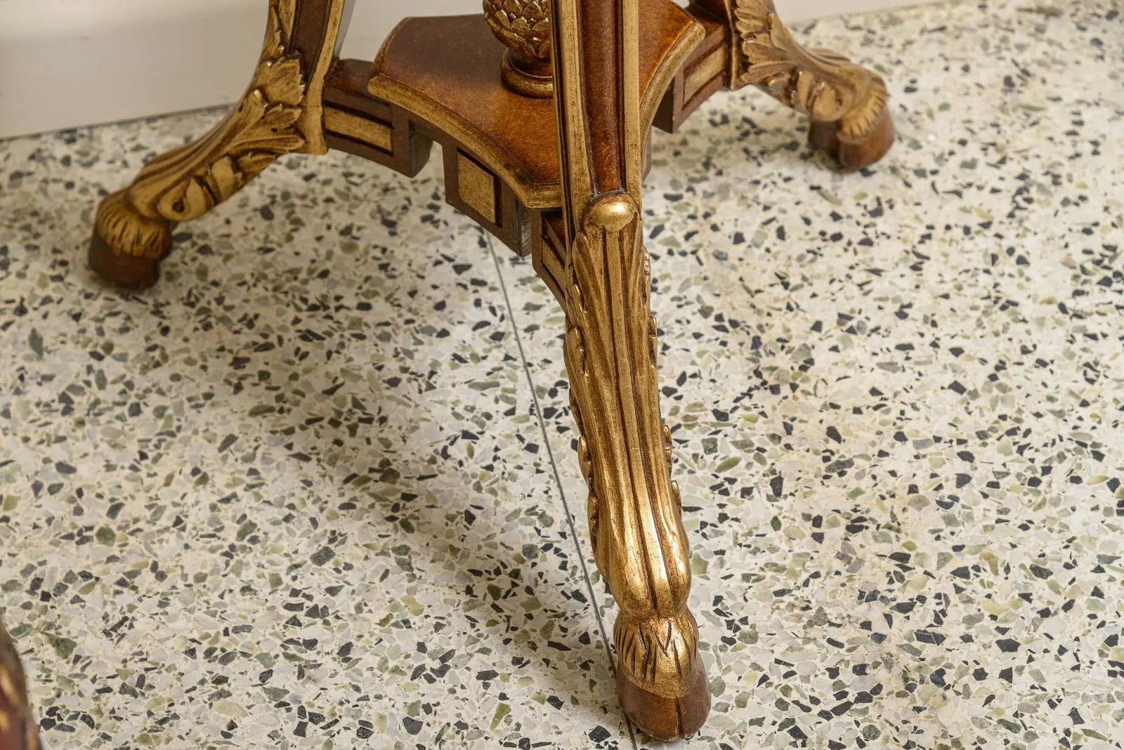 Marble Top Gold Display Pedestal - 8