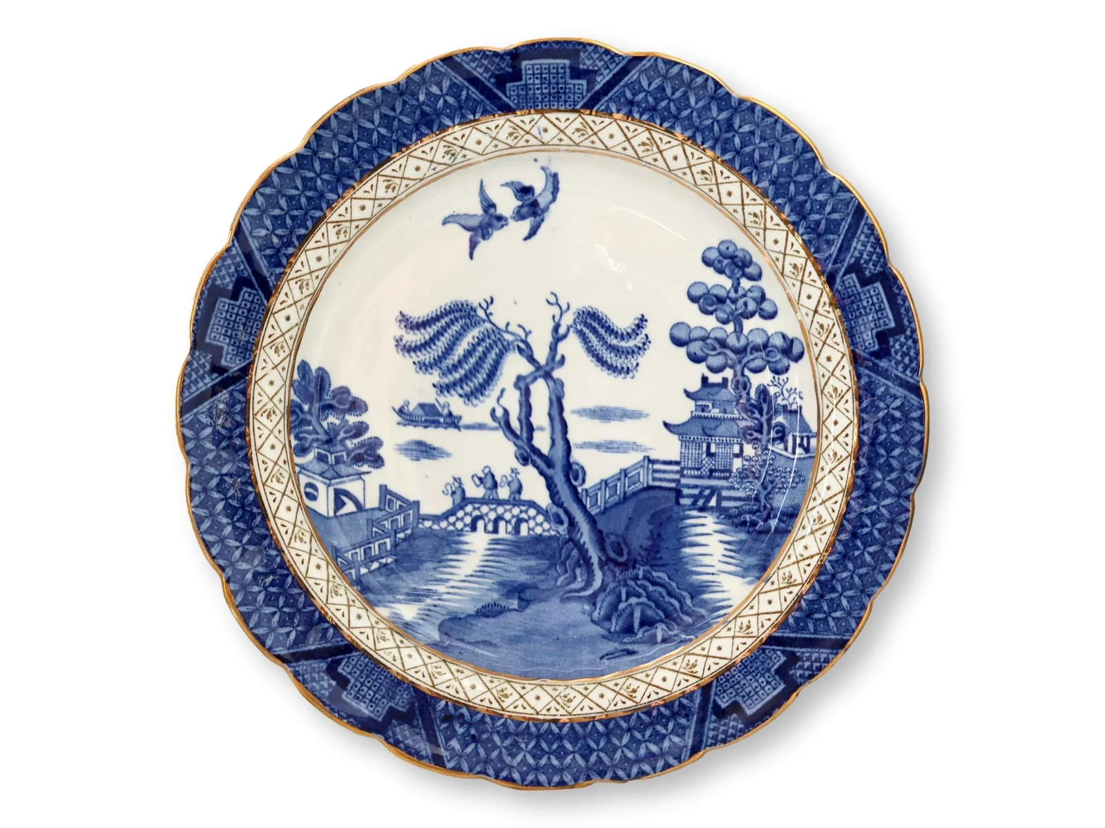 English Willow Dinnerware, Service for 6 - 7
