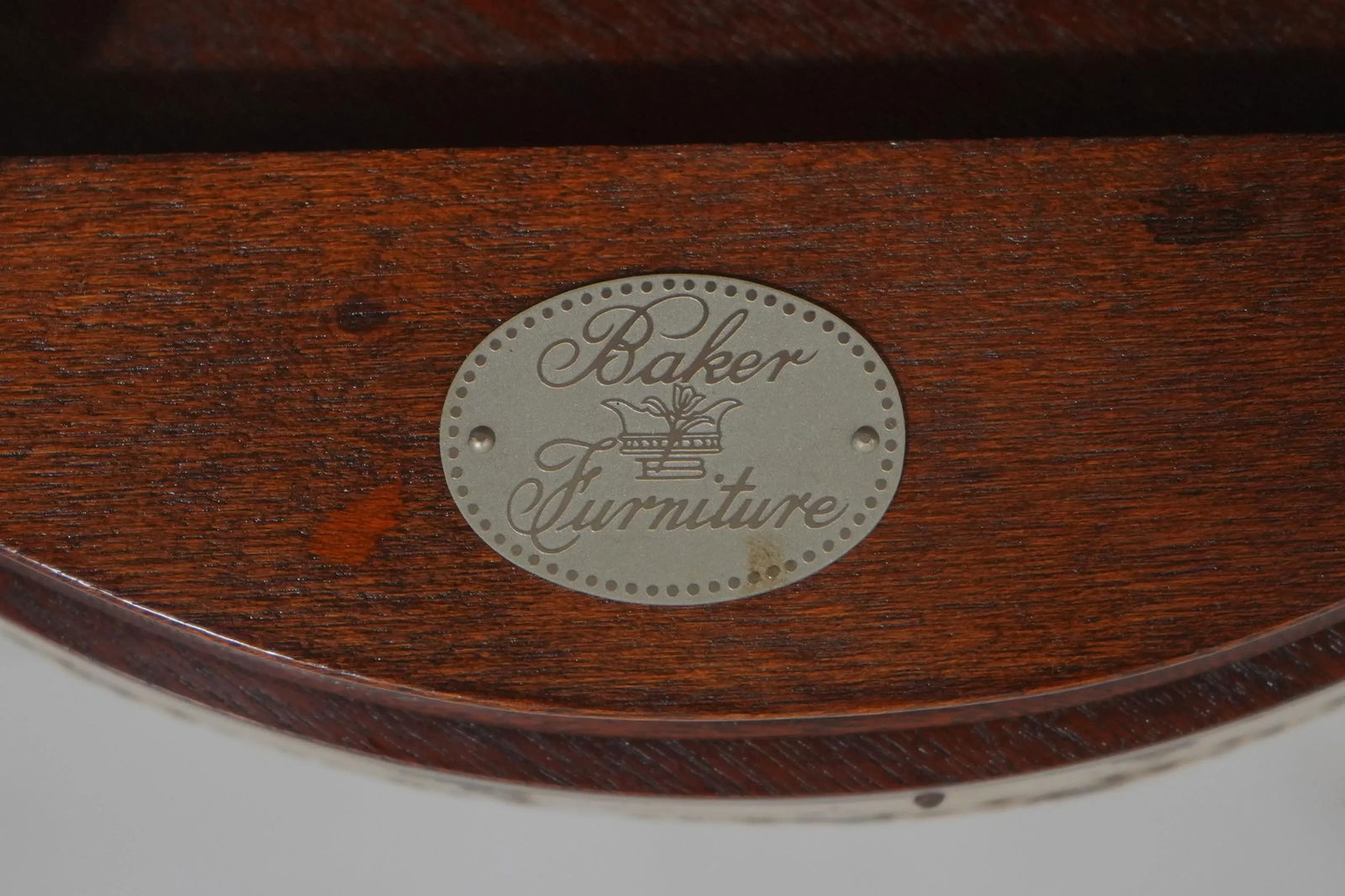 Baker Regency Style Mahogany Plant Stand Pedestal - 12