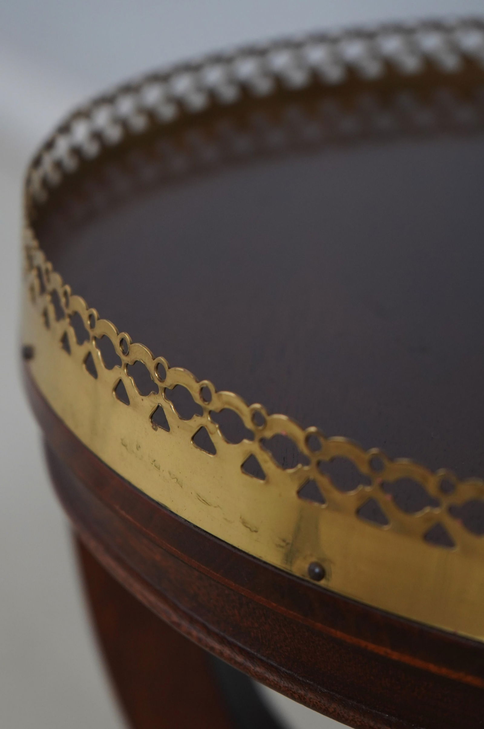 Baker Regency Style Mahogany Plant Stand Pedestal - 4